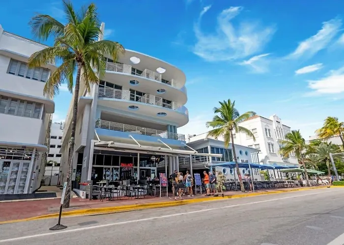 Heart Of South Beach Studio Roof Top Pool Balcony